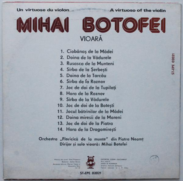 Mihai Botofei - Un Virtuose Du Violon - A Virtuoso Of The Violin, (Disc Vinil) [2]