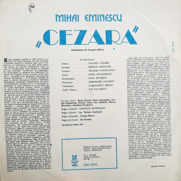 Mihai Eminescu – Cezara [2]