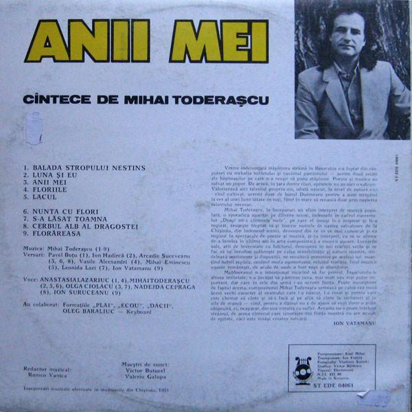 Mihai Toderașcu - Anii Mei - Cîntece De Mihai Toderașcu [2]