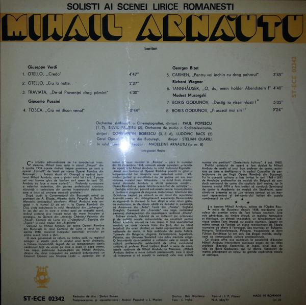 Mihail Arnăutu - Soliști Ai Scenei Lirice Românești [2]