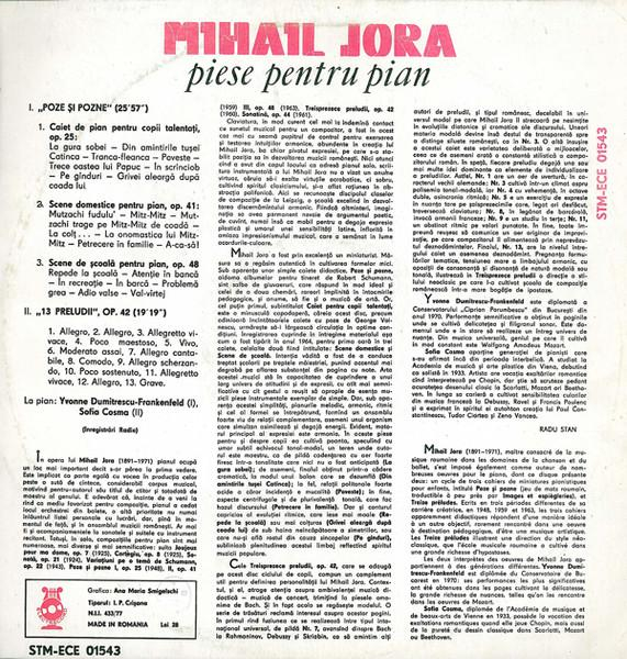 Mihail Jora - Poze Și Pozne / 13 Preludii (Disc Vinil) [2]