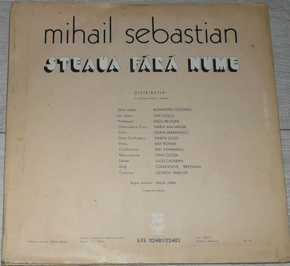 Mihail Sebastian - Steaua Fără Nume [2]