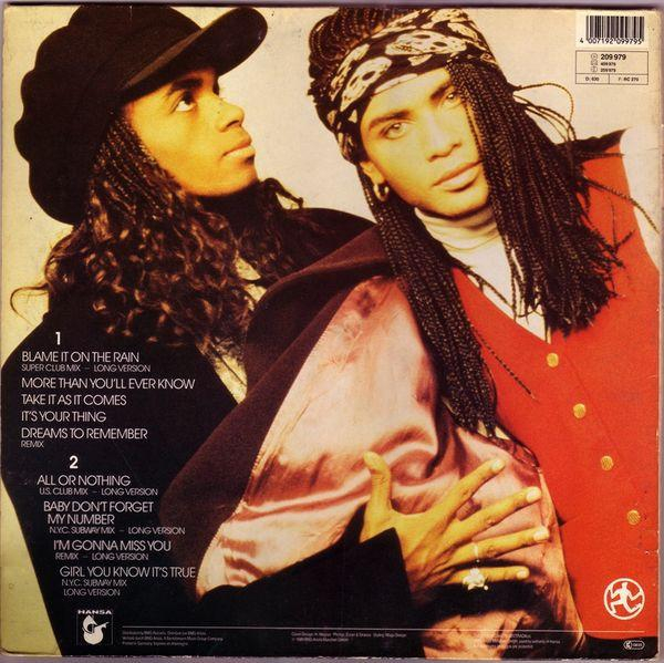 Milli Vanilli - All Or Nothing - The U.S.-Remix Album (Disc Vinil) [2]