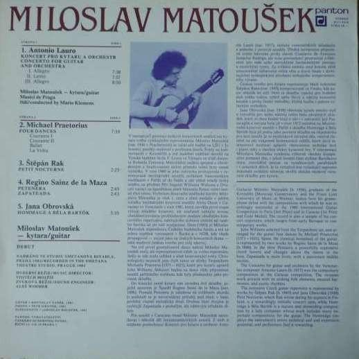 Miloslav Matoušek - Kytara / Guitar (Disc Vinil) [2]