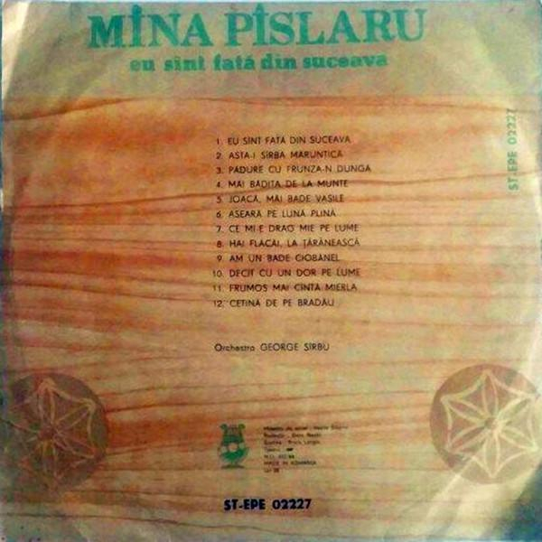 Mina Pîslaru - Eu Sînt Fată Din Suceava [2]