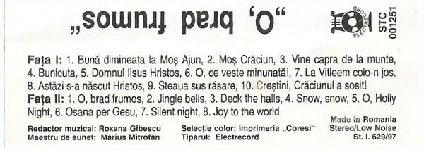 Minisong - O, Brad Frumos (Caseta Audio) [2]