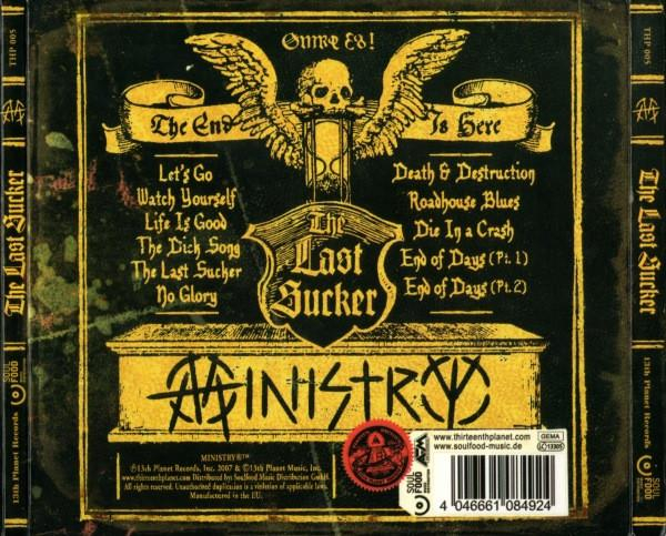 Ministry - The Last Sucker, (CD) [2]