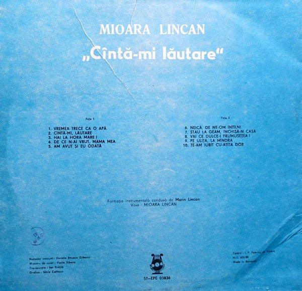 Mioara Lincan - Cîntă-mi Lăutare [2]
