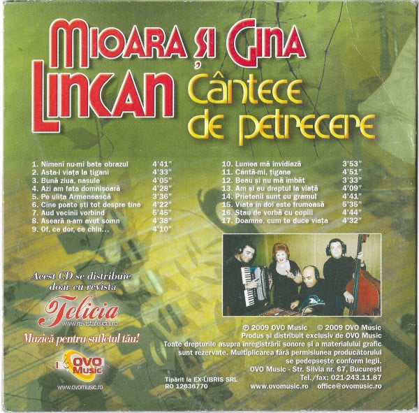 Mioara Lincan Și Gina Lincan – Cântece De Petrecere (CD) [2]