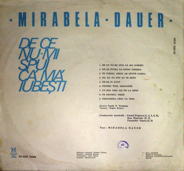 Mirabela Dauer - De Ce Nu-mi Spui Că Mă Iubești [2]