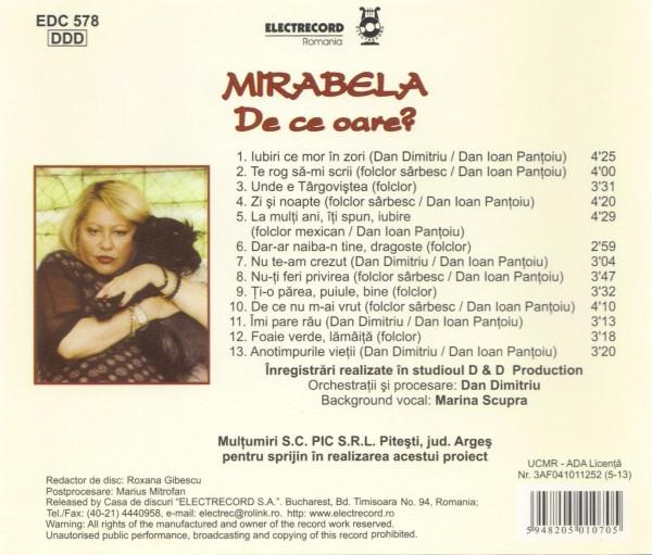 Mirabela Dauer - De Ce Oare? [2]