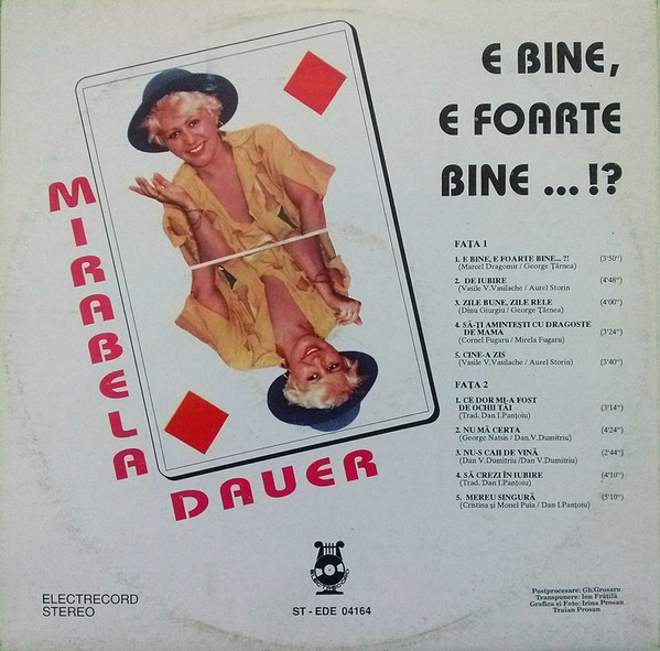 Mirabela Dauer – E Bine, E Foarte Bine ...!? (VINIL) [2]