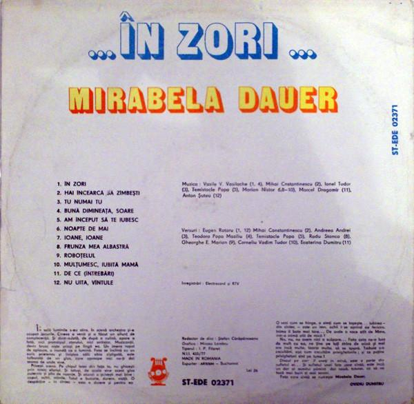Mirabela Dauer - ... În Zori ... [2]