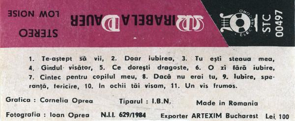 Mirabela Dauer - Te-aștept Să Vii, (Casetă Audio) [2]