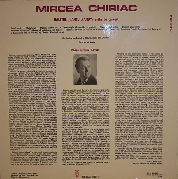 Mircea Chiriac - «Iancu Jianu» Ballet Music Suite = Baletul „Iancu Jianu”, Suită De Concert [2]