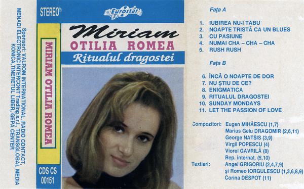Miriam Otilia Romea* – Ritualul Dragostei (CASETA) [2]