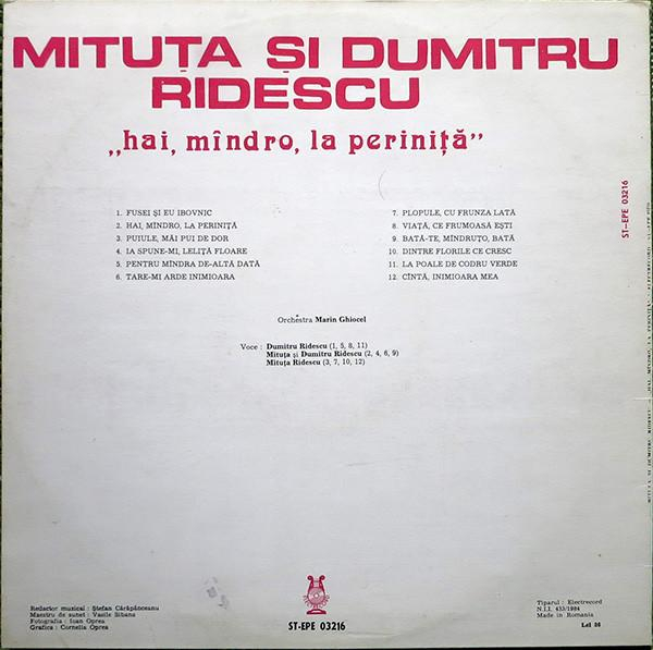 Mituța Ridescu - Hai, Mîndro, La Periniță [2]