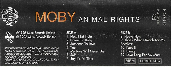 Moby – Animal Rights (CASETA) [2]