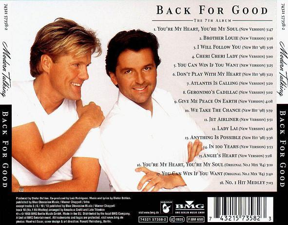 Modern Talking - Back For Good (The 7th Album) , (CD) [2]