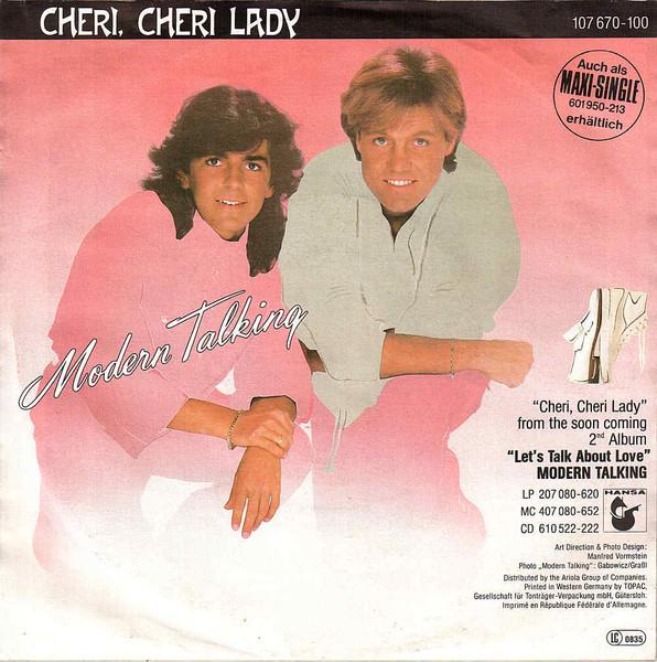 Modern Talking - Cheri, Cheri Lady, (Disc Vinil) [2]