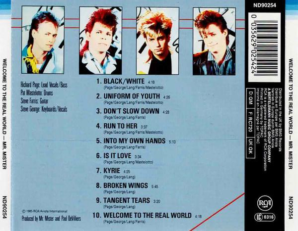 Mr. Mister - Welcome To The Real World (CD) [2]