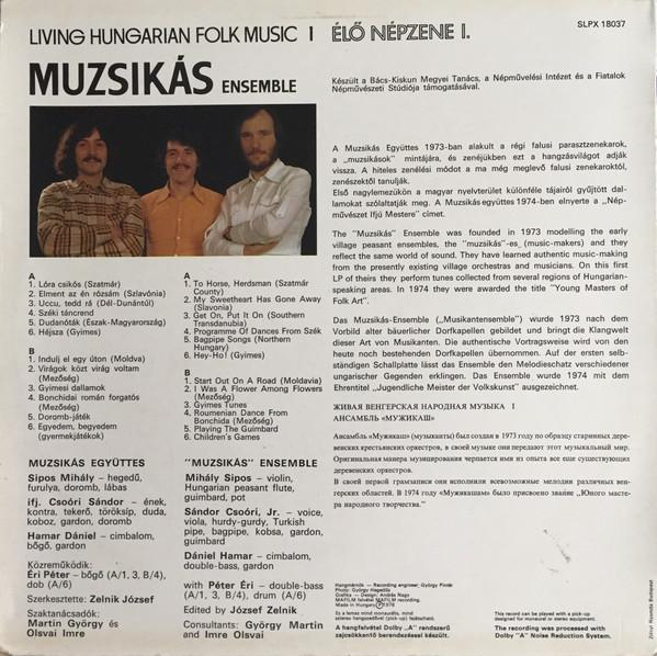 Muzsikás - Living Hungarian Folk Music 1 = Élő Népzene I. (Disc Vinil) [2]