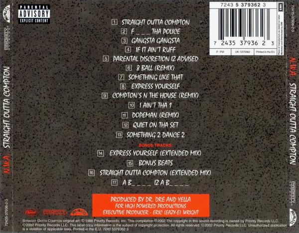 N.W.A. - Straight Outta Compton (CD) [2]