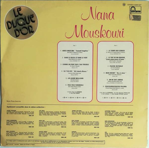 Nana Mouskouri - Le Disque D'or, (Disc Vinil) [2]
