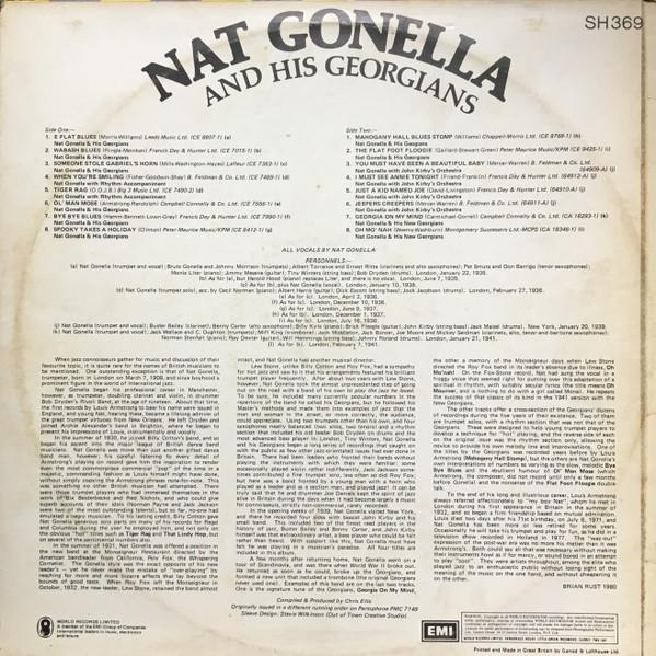 Nat Gonella & His Georgians - Georgia On My Mind (Disc Vinil) [2]