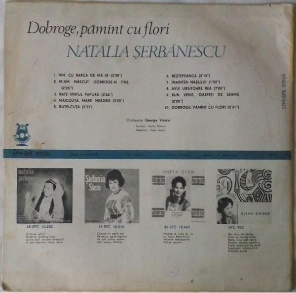 Natalia Șerbănescu - Dobroge, Pămînt Cu Flori (Disc Vinil) [2]