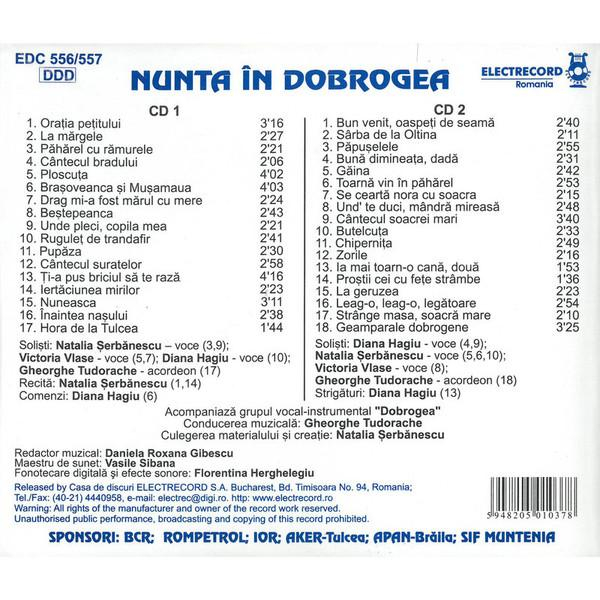 Natalia Șerbănescu - Nunta În Dobrogea, (CD) [2]