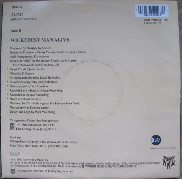 Naughty By Nature - O.P.P. / Wickedest Man Alive (Disc Vinil) [2]