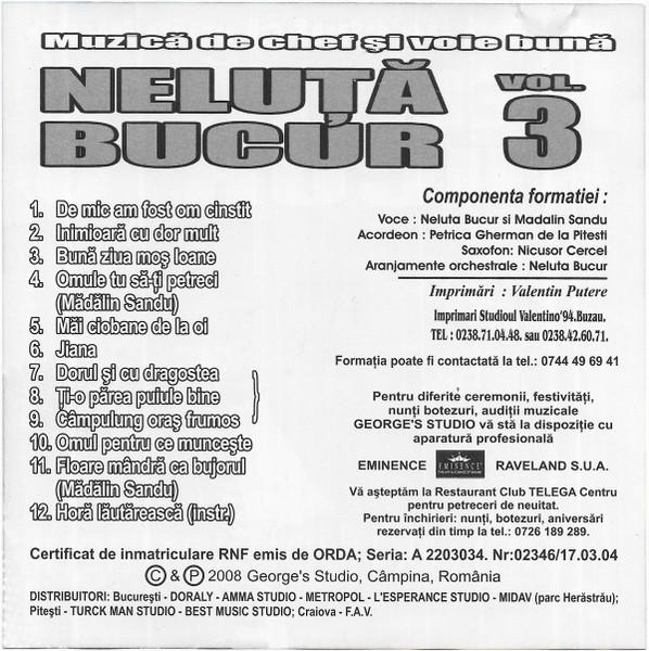 Neluță Bucur - (Vol. 3) Cântă Cucul Într-un Făgui [2]