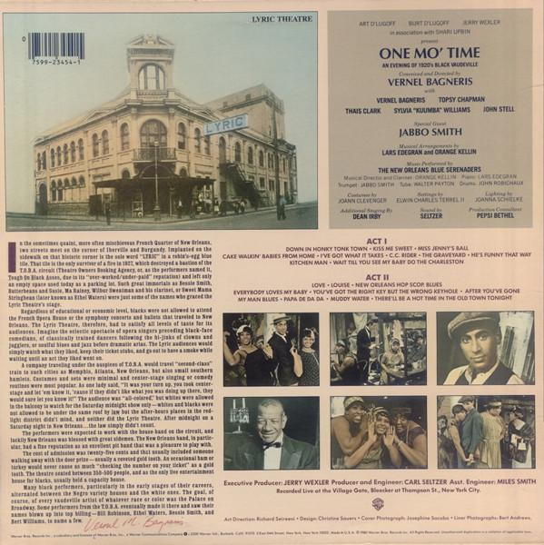 New Orleans Blue Serenaders - One Mo Time (Original Cast Album) [2]