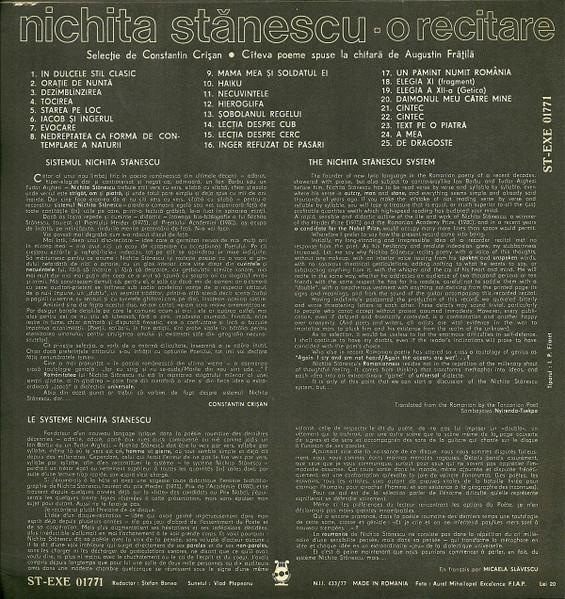 Nichita Stănescu - O Recitare [2]