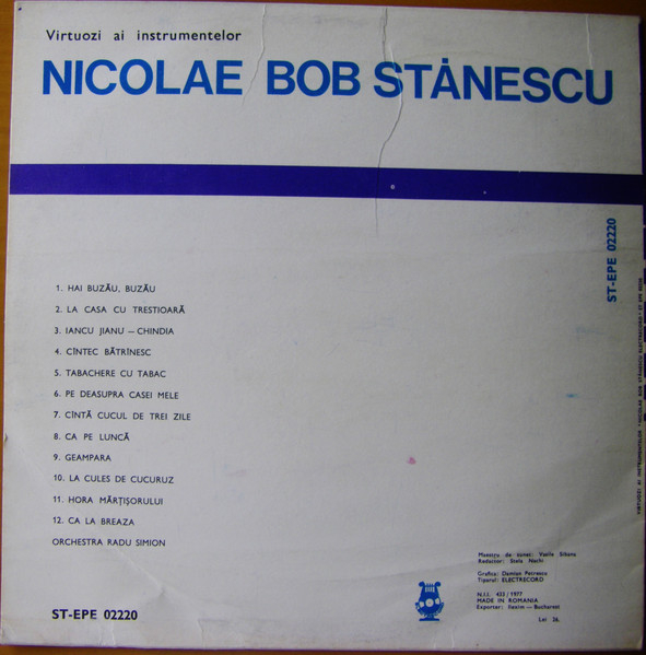 Nicolae Bob Stănescu* – Ţambal(VINIL) [2]