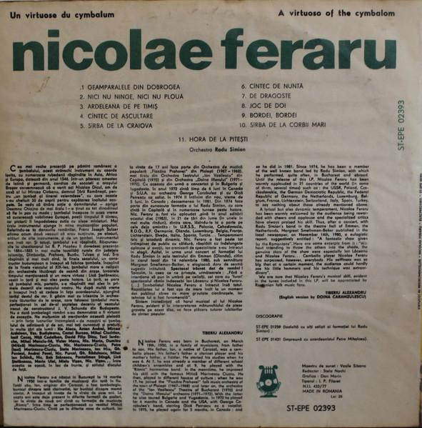 Nicolae Feraru - Un Virtuose Du Cymbalum / A Virtuoso Of The Cimbalom (Disc Vinil) [2]