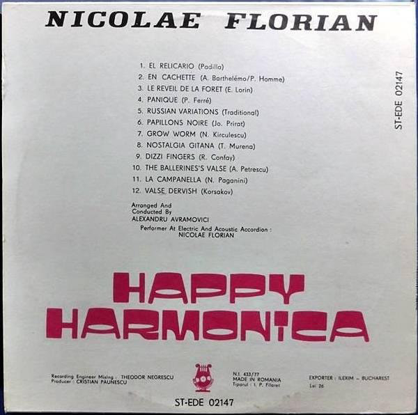 Nicolae Florian - Happy Harmonica, (Disc Vinil) [2]