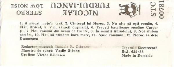 Nicolae Furdui Iancu - Noi Sîntem Români (Caseta Audio) [2]