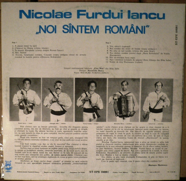 Nicolae Furdui Iancu – Noi Sîntem Români(VINIL) [2]
