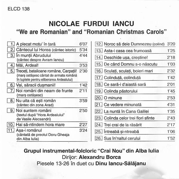 Nicolae Furdui Iancu - We Are Romanian / Romanian Christmas Carols [2]