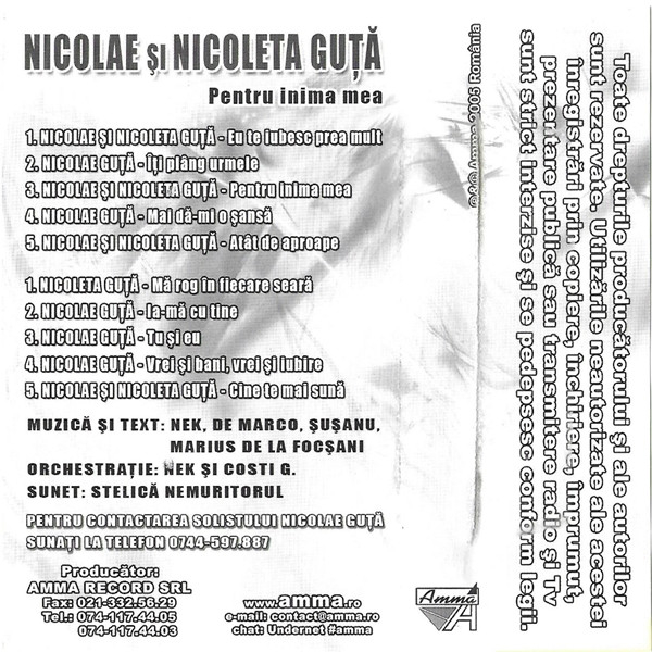 Nicolae Guță Și Nicoleta Guță – Pentru Inima Mea (CASETA) [2]
