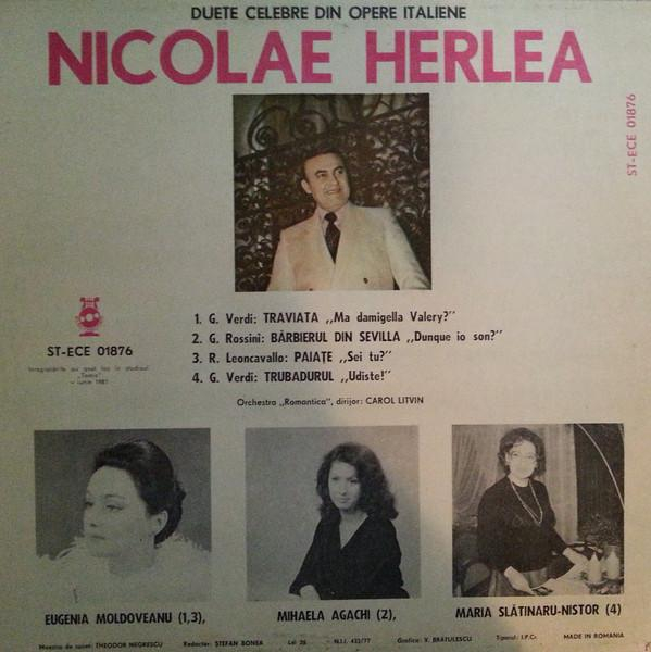 Nicolae Herlea - Duete Celebre Din Opere Italiene (Disc Vinil) [2]