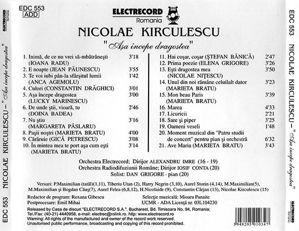 Nicolae Kirculescu - Așa Începe Dragostea [2]