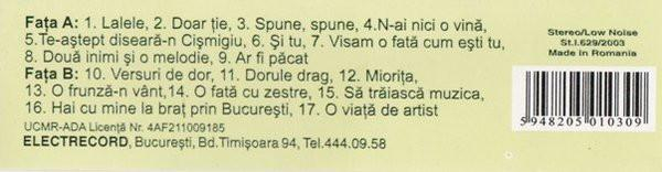 Nicolae Nițescu - Doar Ție , (Casetă Audio) [2]