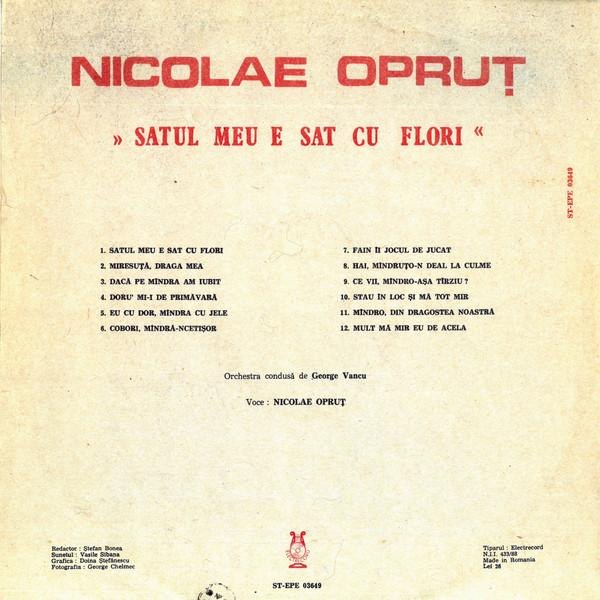Nicolae Opruț - Satul Meu E Sat Cu Flori [2]