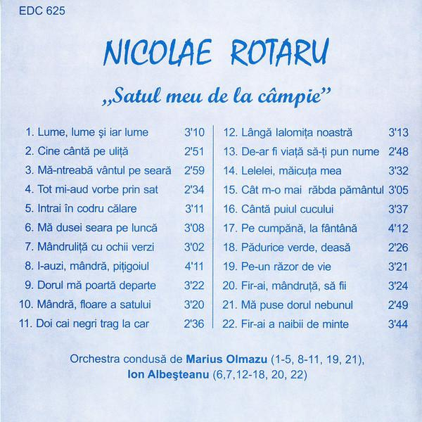 Nicolae Rotaru - Satul Meu De La Câmpie [2]