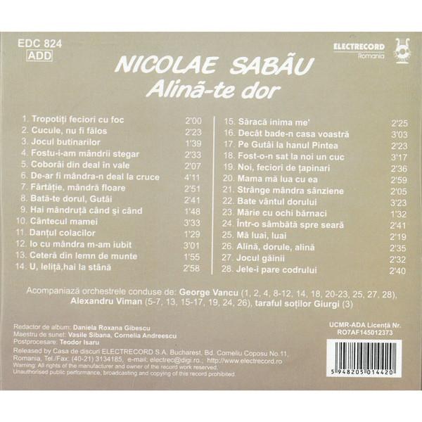Nicolae Sabău - Alină-Te Dor [2]