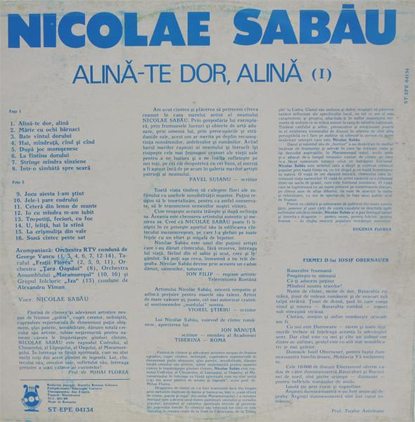 Nicolae Sabău - Alină-te Dor, Alină [2]