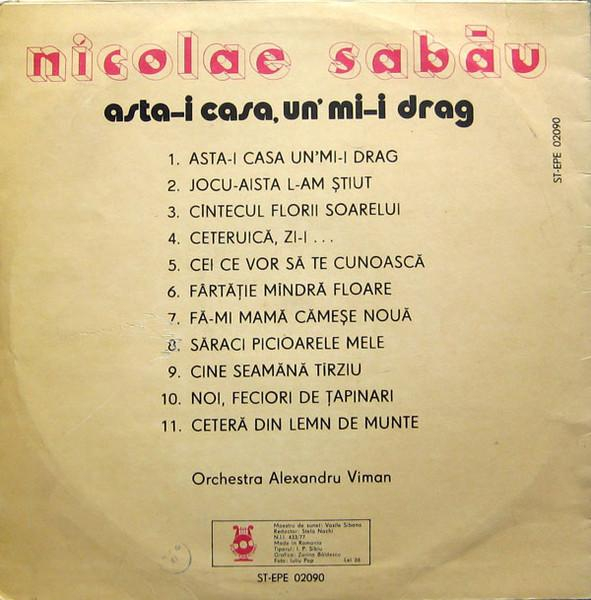 Nicolae Sabău - Asta-i Casa Un'mi-i Drag [2]